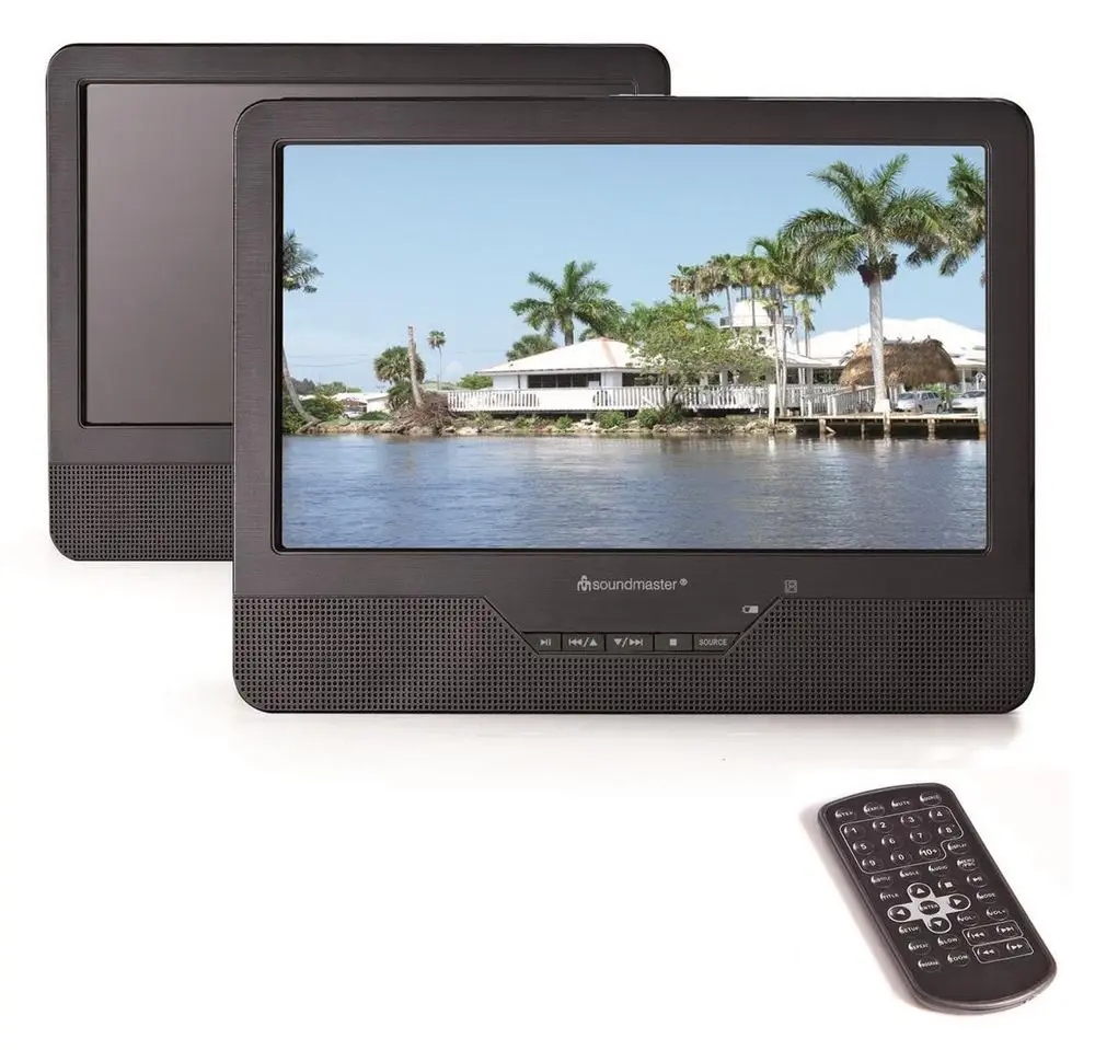 Přenosný DVD přehrávač Soundmaster PDB1800 Dva Usb Sd CD Monitory