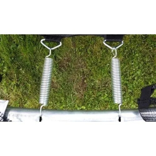 TRAMPOLINA SIATKA WEWNĘTRZNA BATUT DLA DZIECI OGRODOWA 12FT 374cm DRABINKA Liczba słupków 10 szt