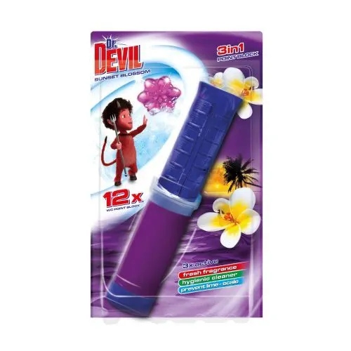 

Dr.devil Żelowe Krążki do Wc Sunset Blossom 75ML