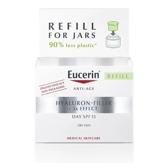 Eucerin Hyaluron Filler 3X Effect Krem Na Dzień Spf 15 Refill 50ML Wkład