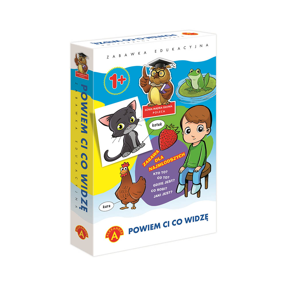 Powiem Ci co widzę GRA PLANSZÓWKA ŁAMIGŁÓWKA Rodzaj łamigłówki