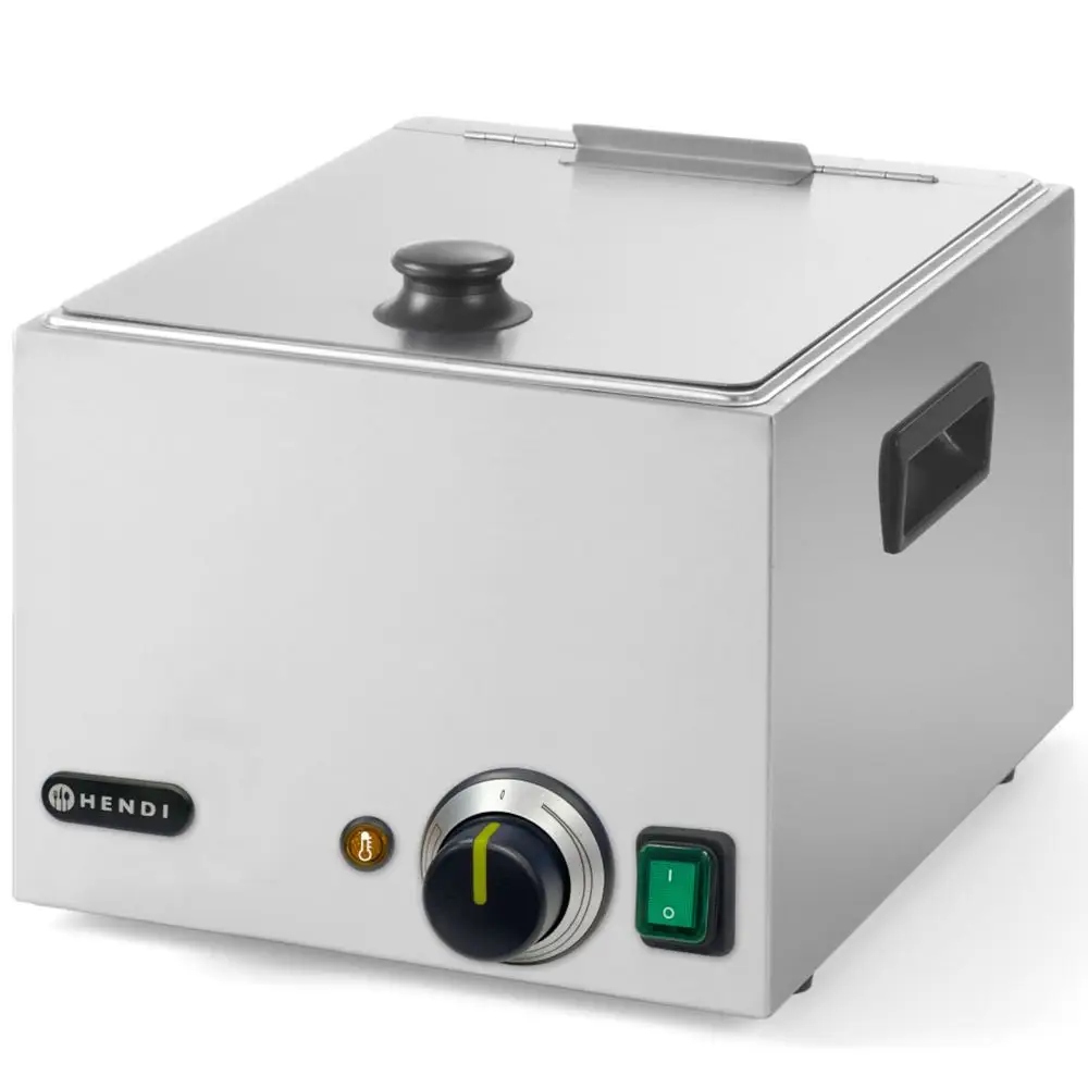 PODGRZEWACZ DO PARÓWEK KITCHEN LINE 10 LITRÓW HENDI 85°C Kolor odcienie szarości srebrny