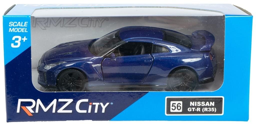 auto metalowe RMZ - Nissan GT-R Blue K-858 — 8