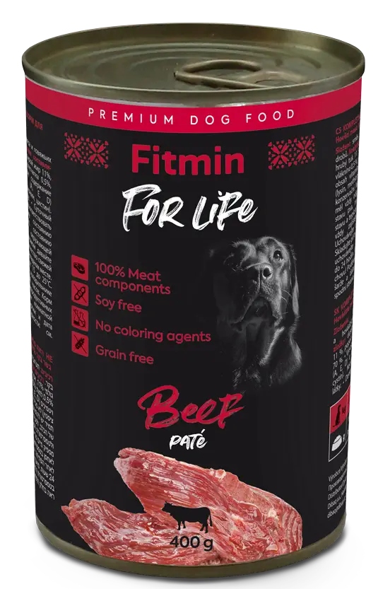 Levně Fitmin Dog For Life Konzerva hovězí 6x 400g