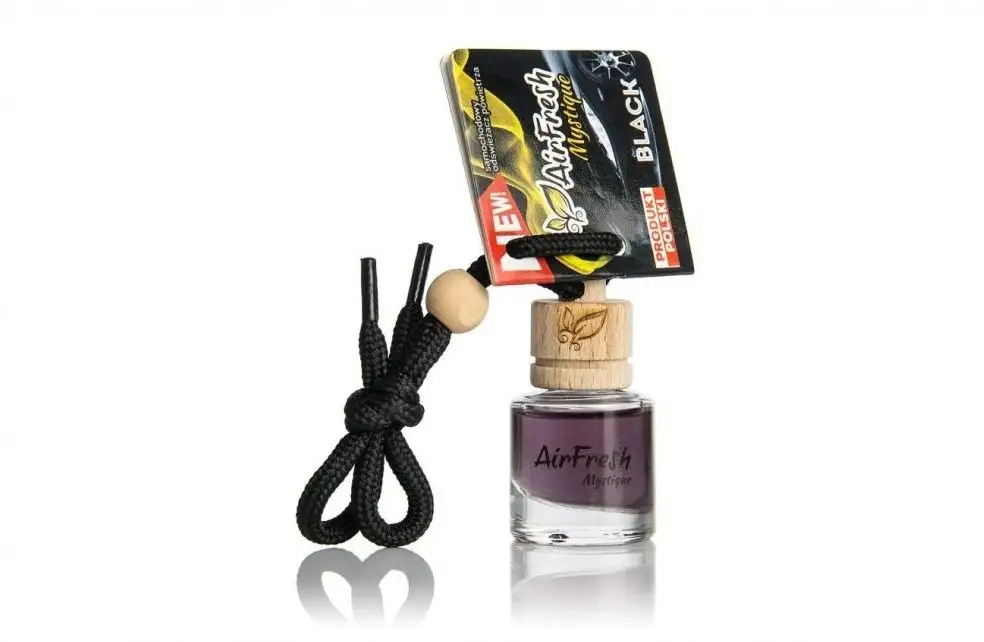 Zapach do samochodu Zawieszka zapachowa pod lusterko AirFresh Black 5ml