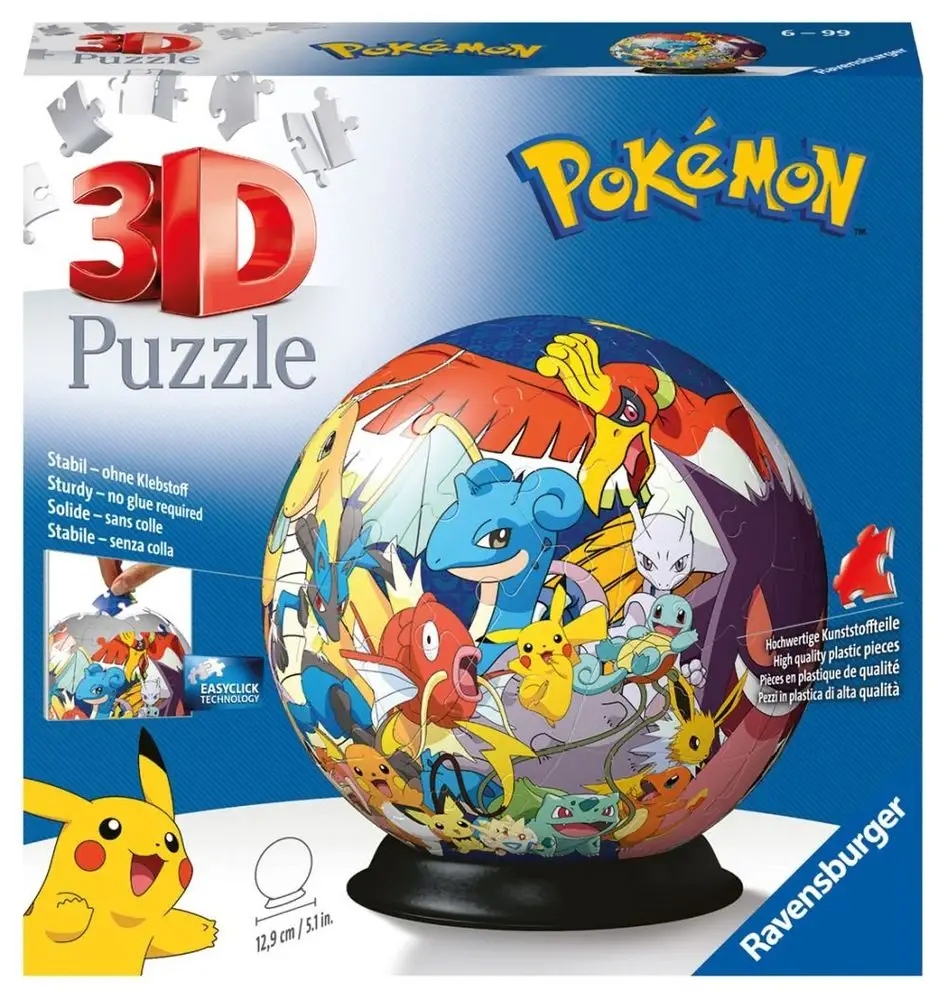 Ravensburger Puzzle 3D Kula: Pokemon EAN (GTIN) 4005556117857