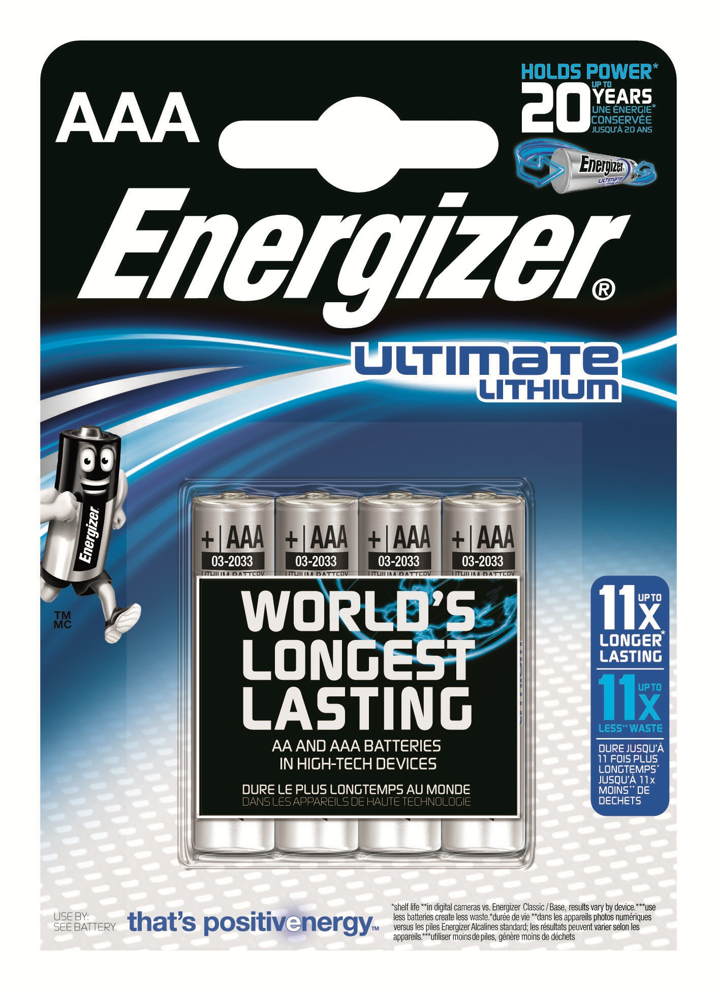 Bateria litowa Energizer AAA (R3) 4 szt.