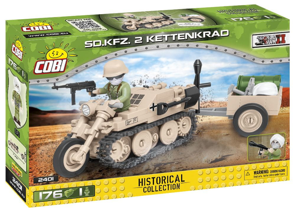 Cobi Small Army Sd.Kfz.2 Kettenkrad 2401-Zdjęcie-0