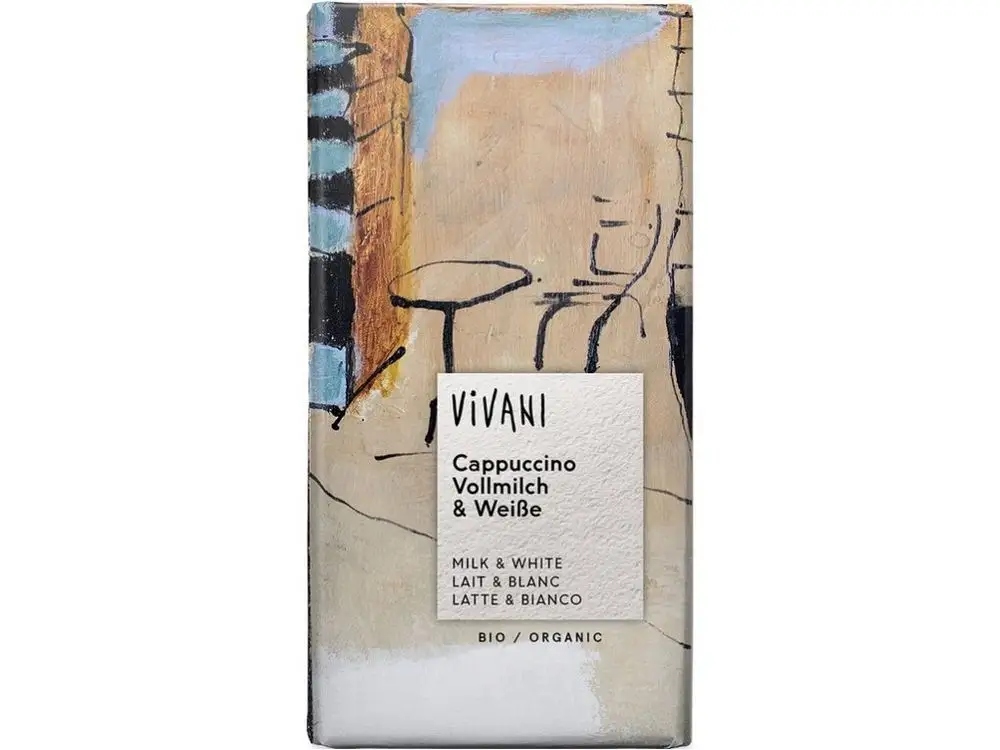 Levně 3x Vivani Čokoláda cappuccino Bio 100 g