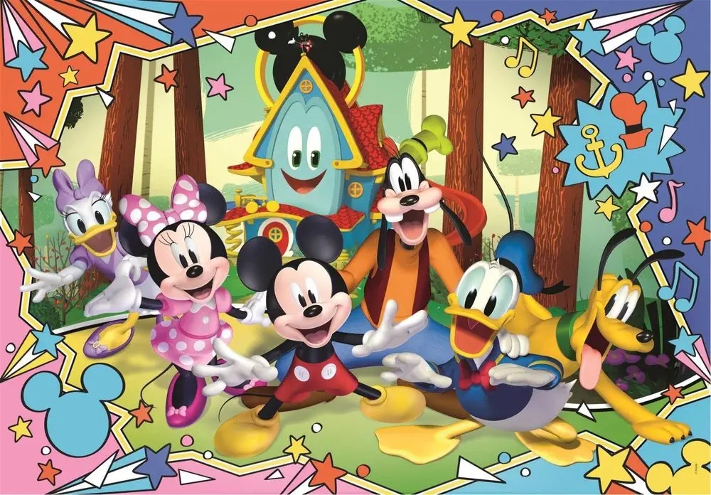

Puzzle 30 El Myszka Mickey Miki Minnie Daisy Goofy