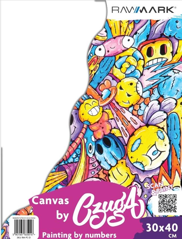 Plátno Doodle 30x40cm