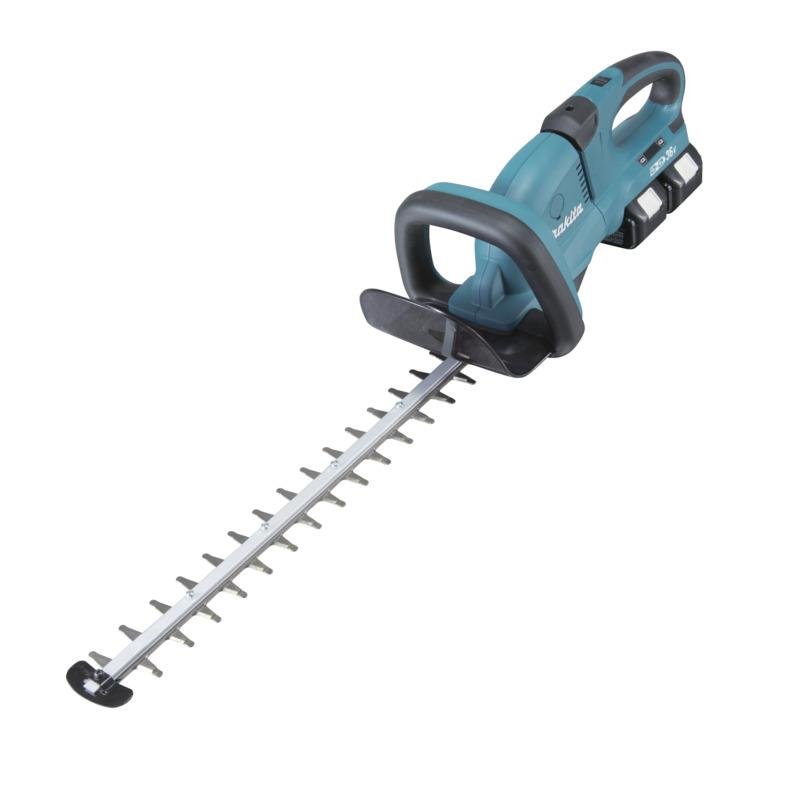 Akumulátorové nožnice na živý plot, 18 V, 2x5,0 Ah, 55 cm, Makita [DUH551PT2]