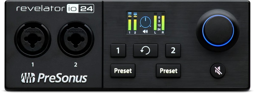 Interfejs audio PreSonus Revelator io24 czarny Marka PreSonus