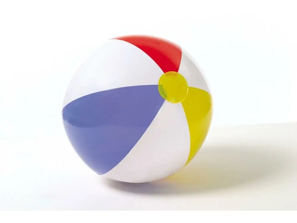 KOLOROWA PIŁKA PLAŻOWA DMUCHANA INTEX 51CM Model 59020