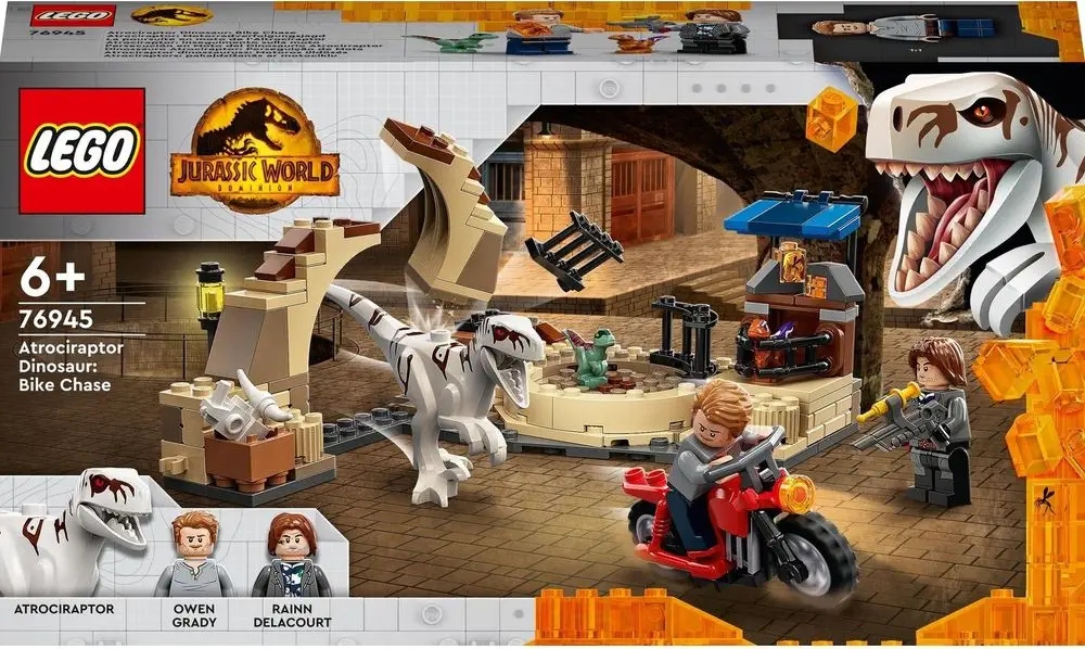 LEGO Jurassic World 76945 Atrociraptor + TORBA PREZENTOWA LEGO EAN (GTIN) 5702016913514