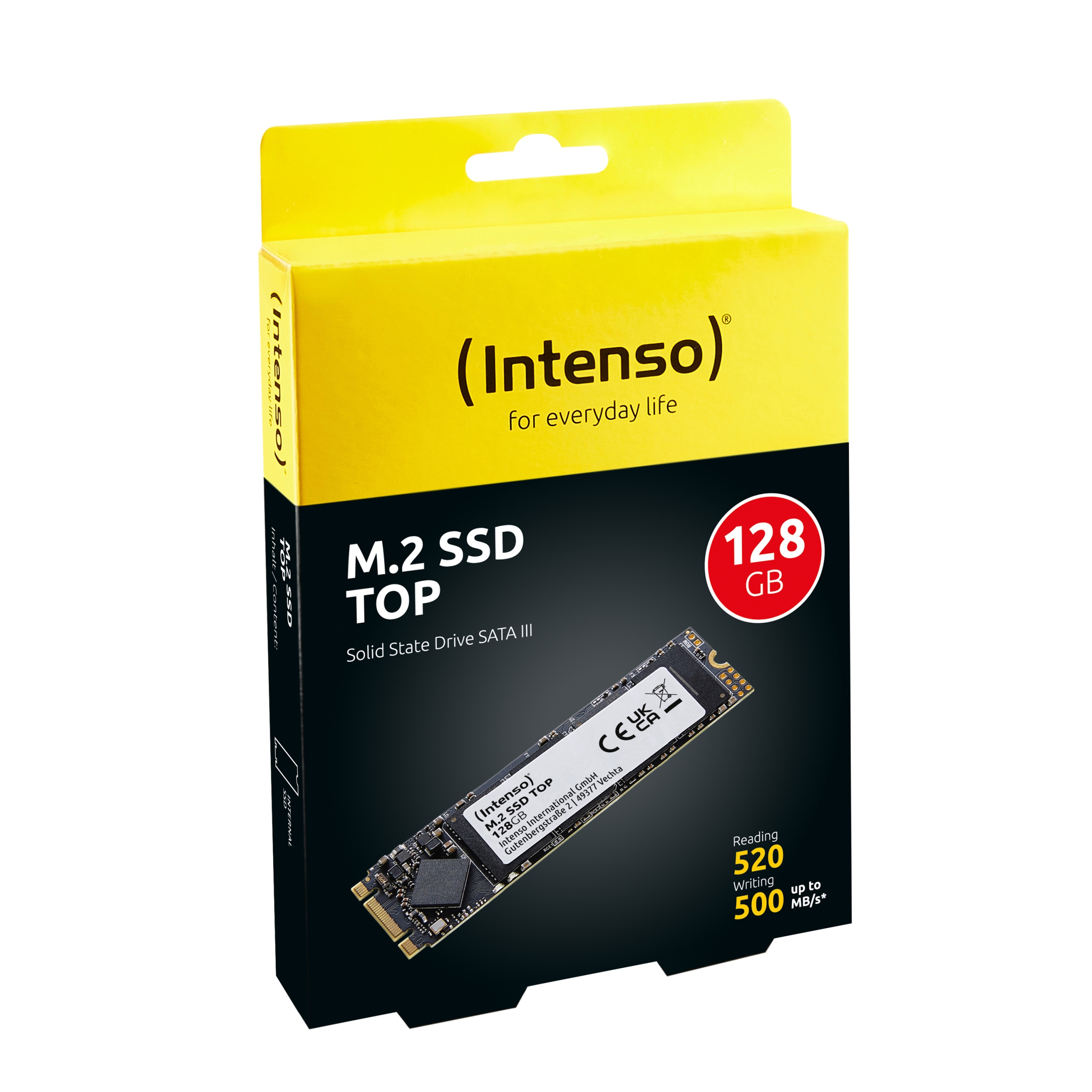 Dysk Ssd Intenso Top Ssd 128GB M.2 2280 Sata III 128GB M.2 Sata