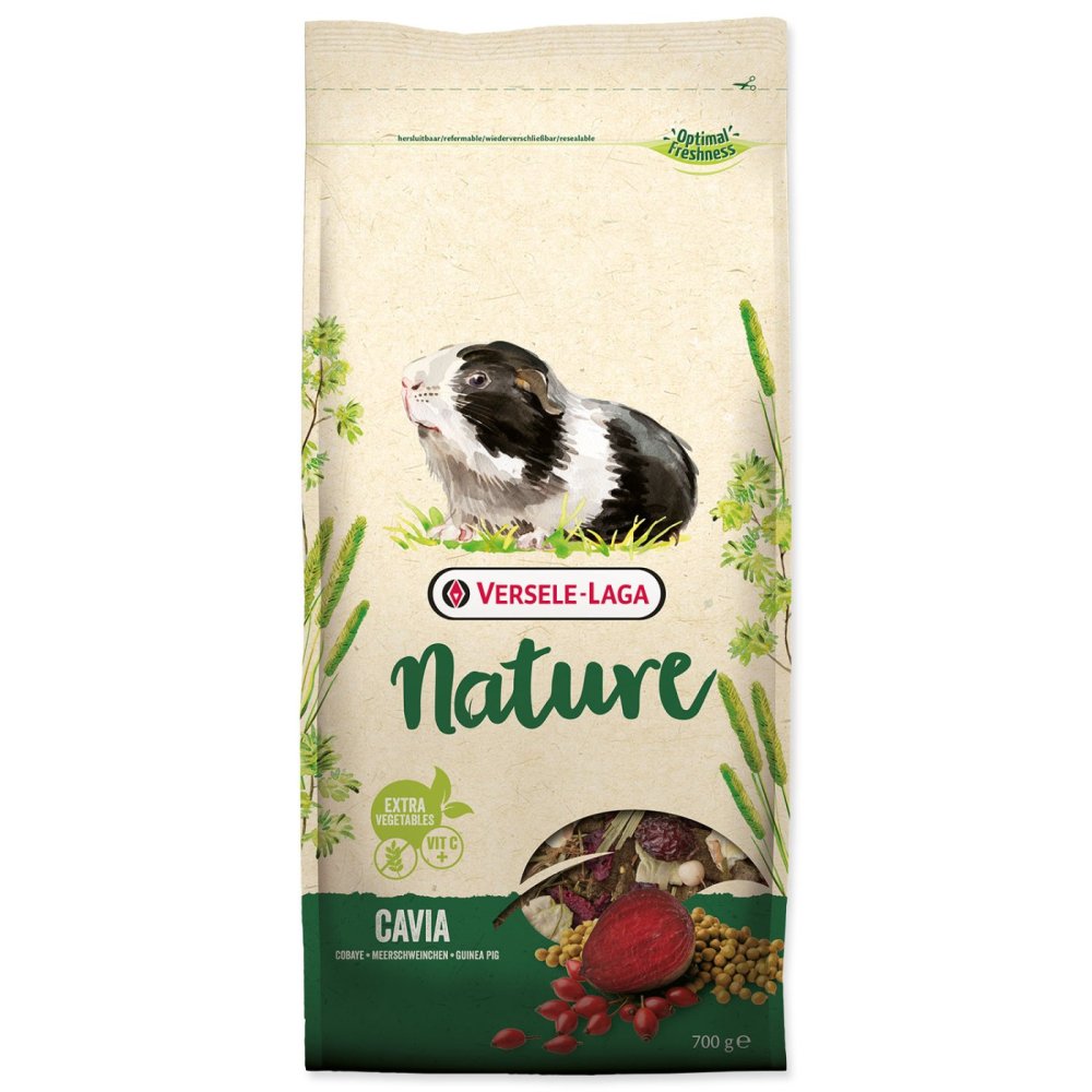 Levně Versele-Laga Cavia Nature krmivo pro morče 4x0,7 kg