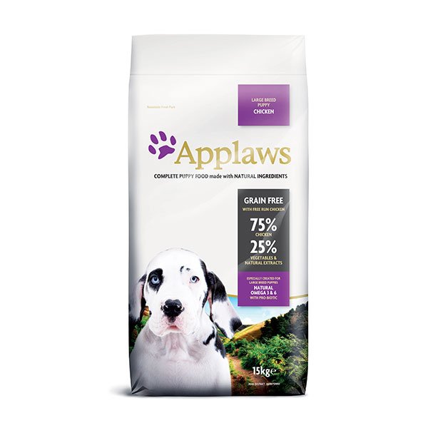 Applaws Puppy pro velká plemena, kuře 15 kg