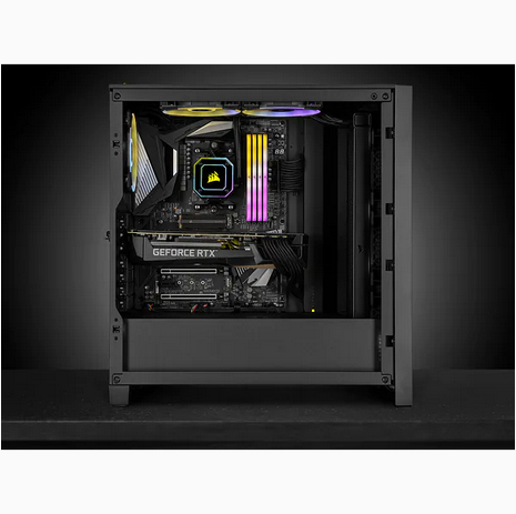 CORSAIR DDR4, 3200MHz 16GB 1x16GB Dimm, 16-20-20-38, XMP 2.0, Vengeance RGB RS, RGB LED, Black PCB, 1.35V, for AMD Ryzen & Intel — 6