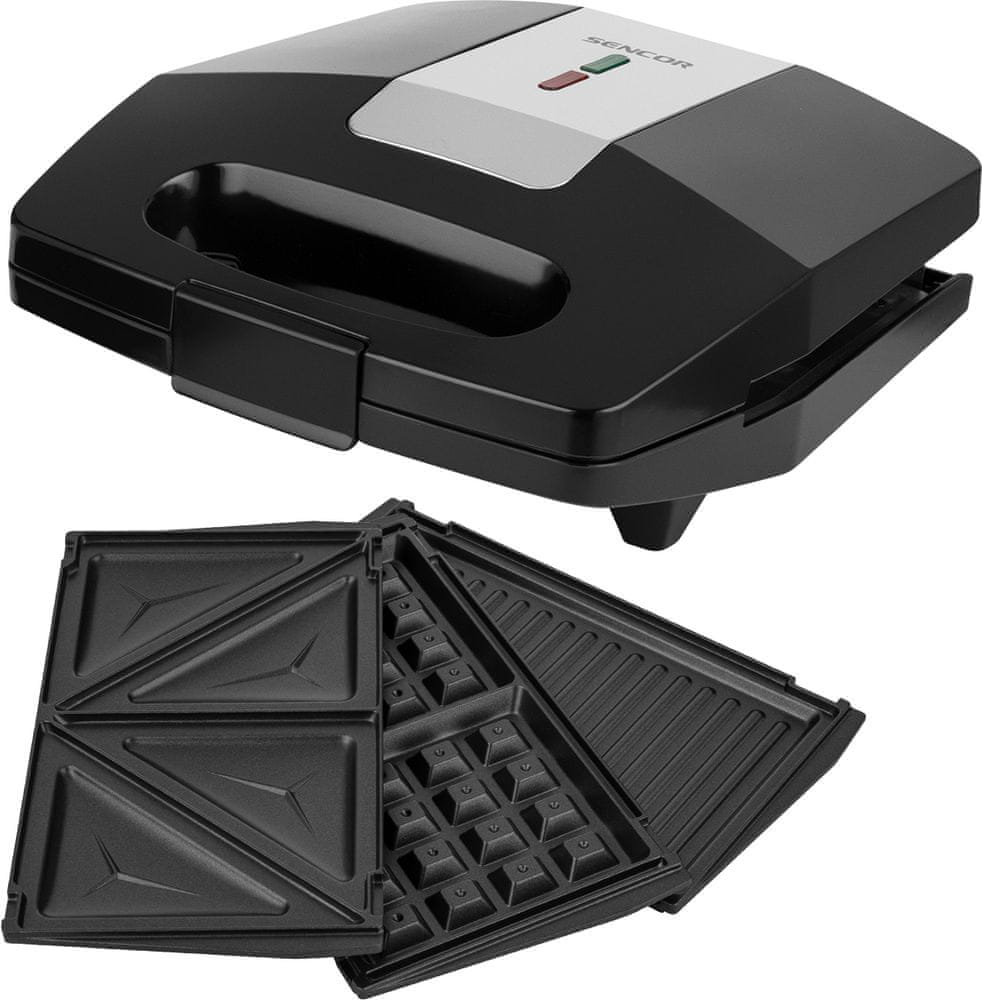 Sendvičovač 3 v 1 Sencor Ssm 9410SS