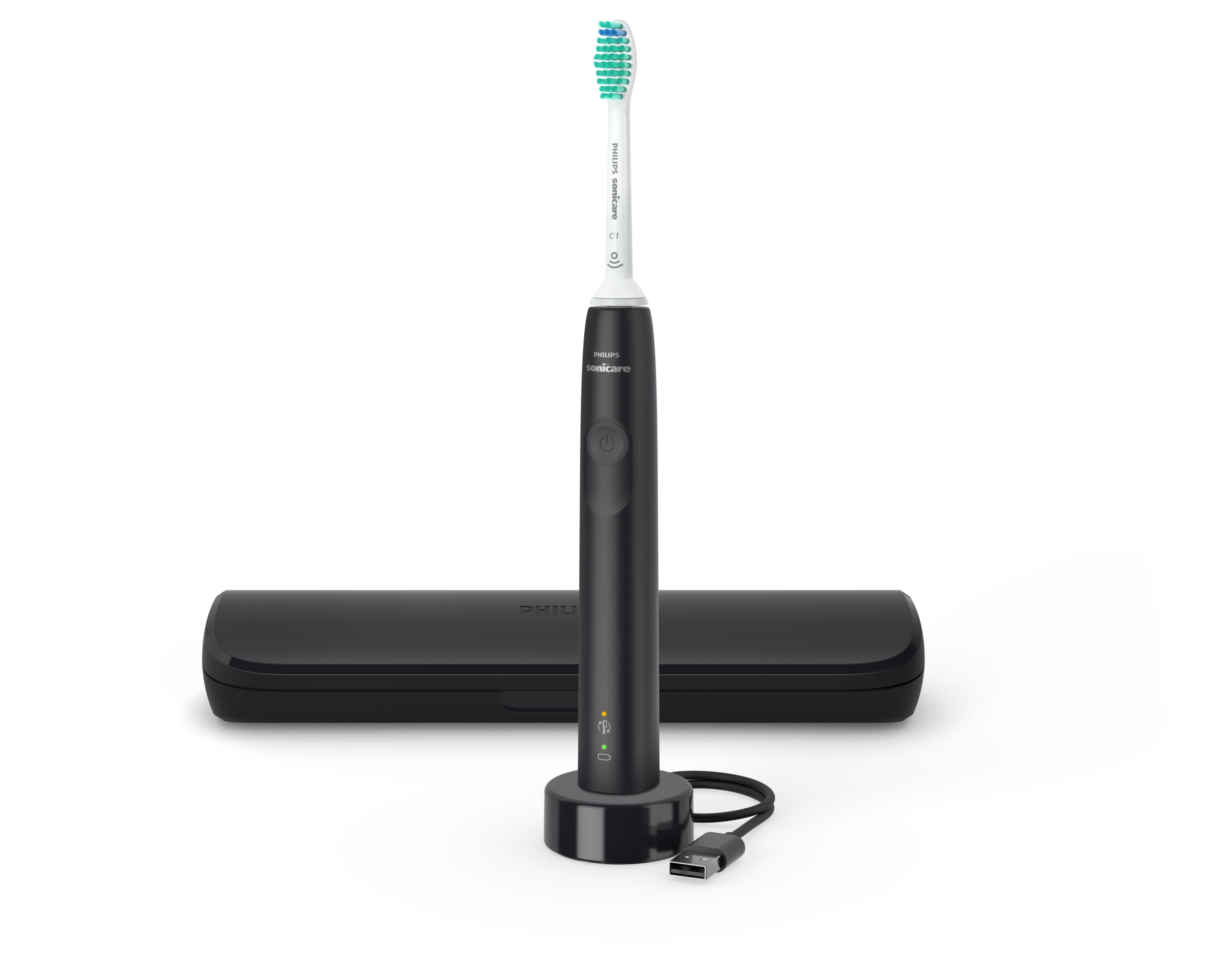 Philips Sonicare 3100 Soniczna szczoteczka elektryczna Czarna HX3671/14