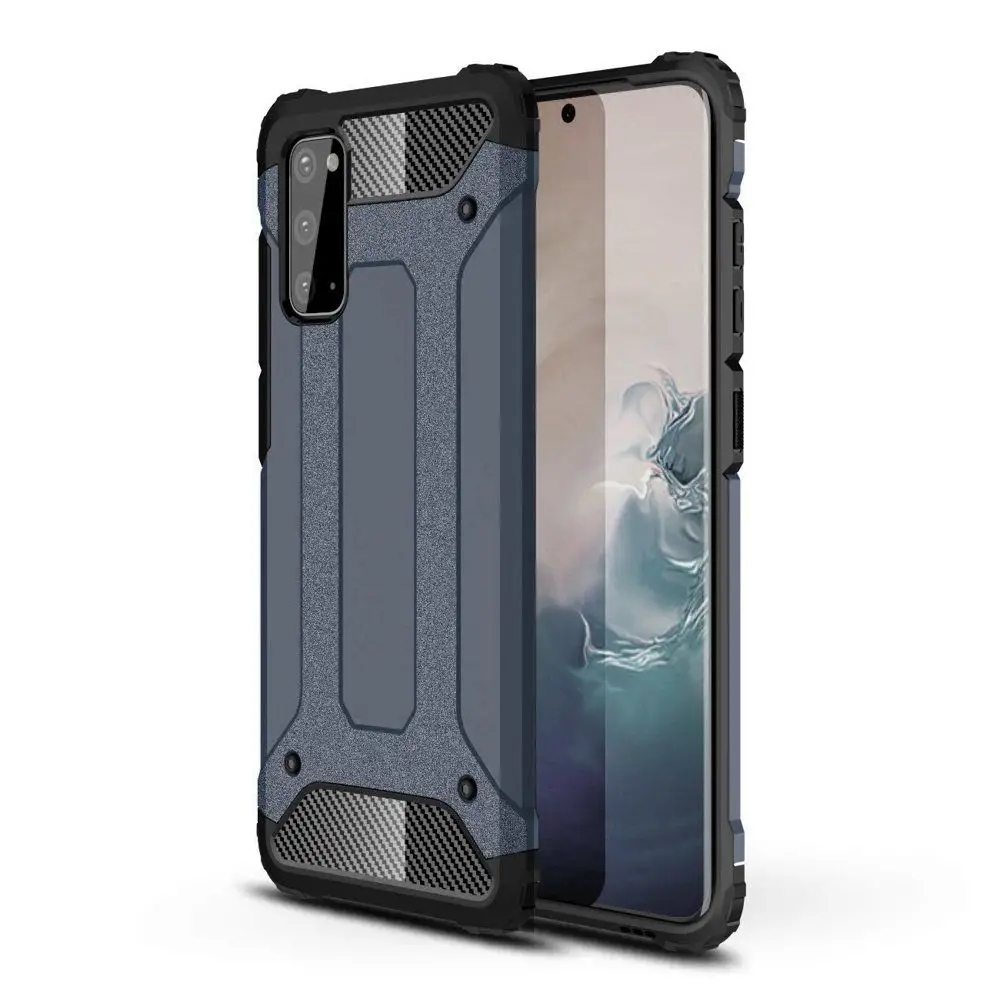 Plecki do Samsung Galaxy S20 Hybrid Armor niebieski