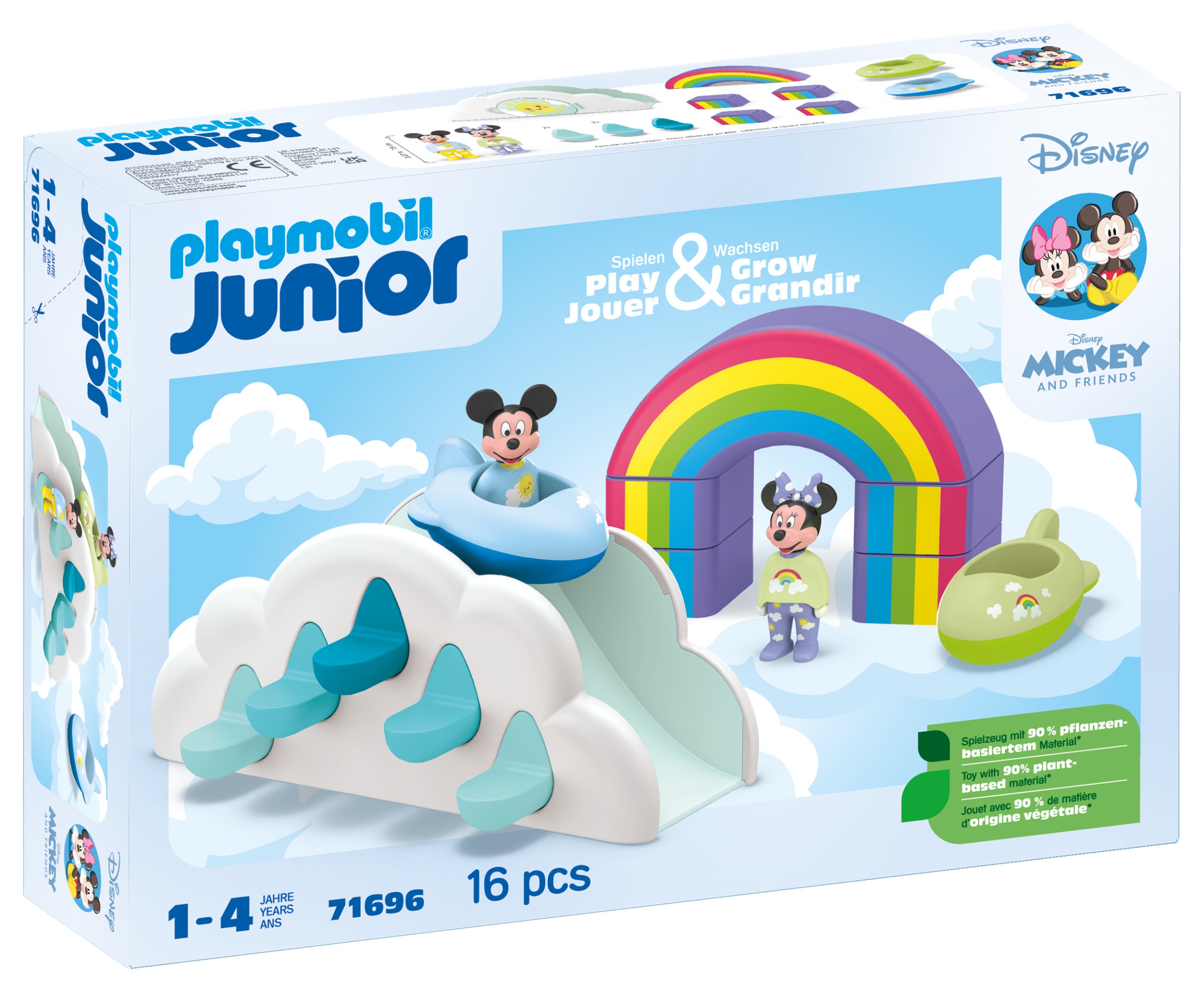 PLAYMOBIL 71696 Junior & Disney: Domek w chmurach Miki i Minnie
