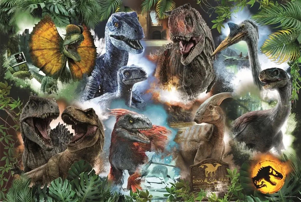 

Jurassic World Puzzle Ulubione Dinozaury 300 Elem.