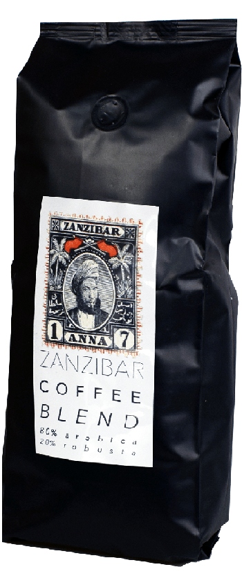 Levně Zanzibar Coffee Blend 80% arabica, 20% robusta 750 g