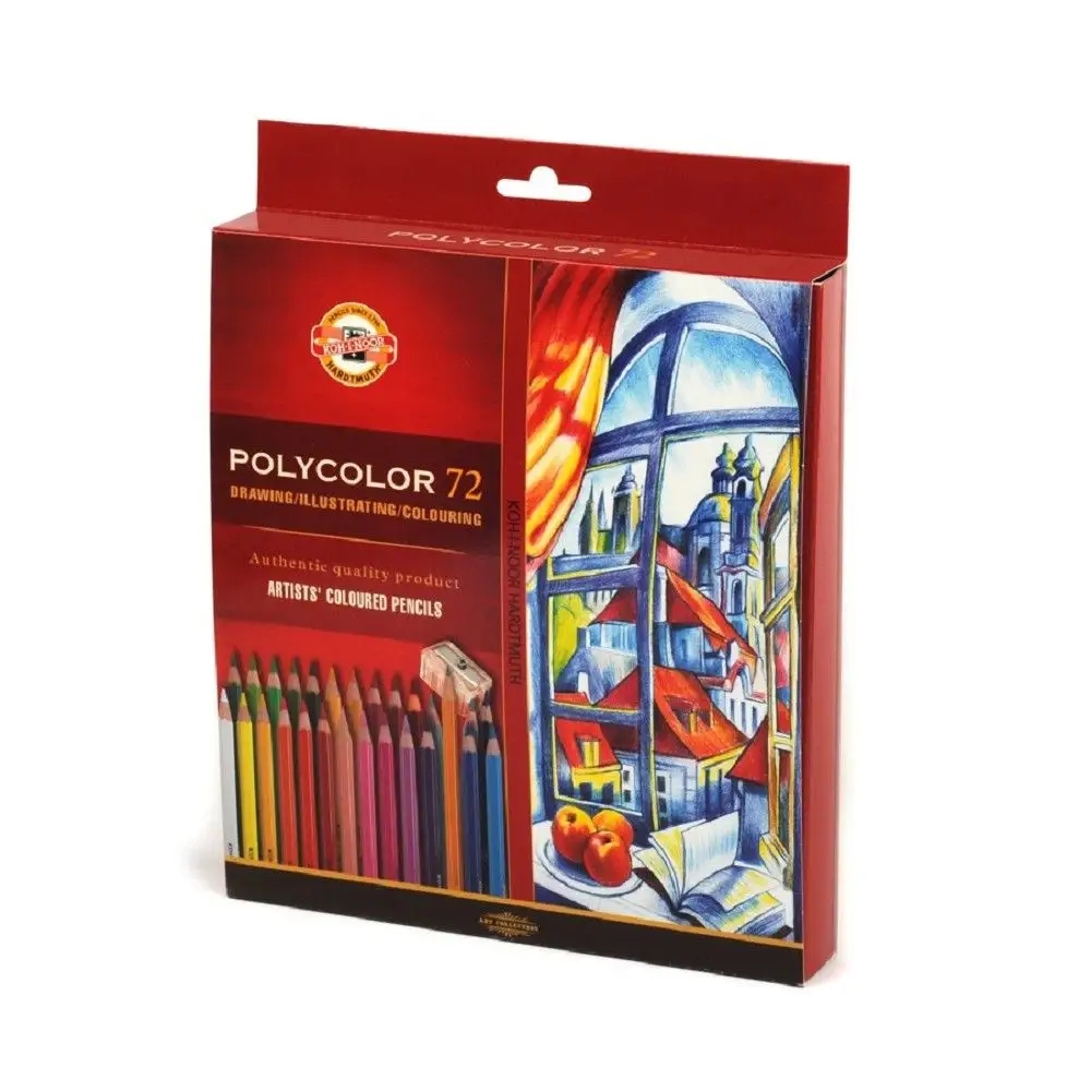 Pastelky Koh-I-Noor Polycolor 72 barev 3 tužky 1500 sada