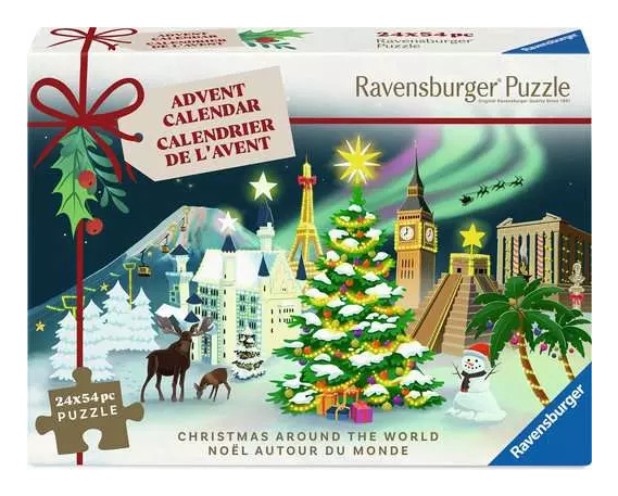 Kalendarz adwentowy puzzlowy 24x54el Ravensburger