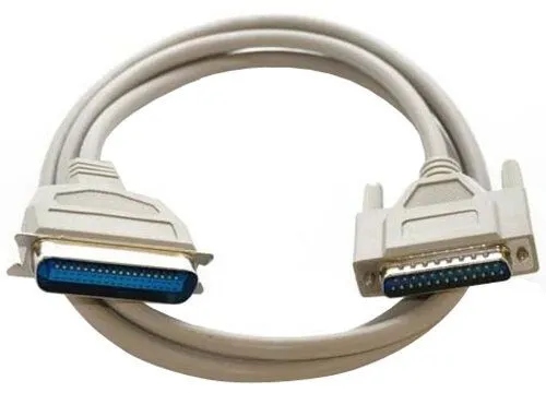 Kabel połączeniowy do drukarki LPT Typ DSUB25 Centronics 36pin szary 7m