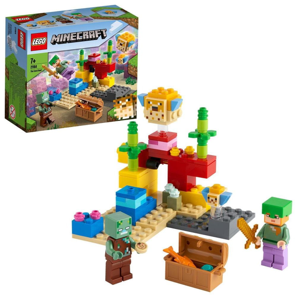 

Lego Minecraft Rafa koralowa 21164