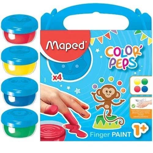

Maped farby do malowania palcami 4 kol Colorpeps