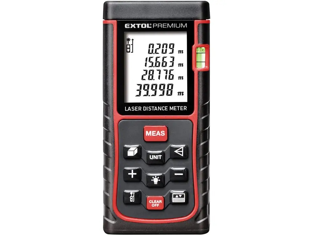 Laserový metr Extol Premium (8820042) digitální, 0,05-40m