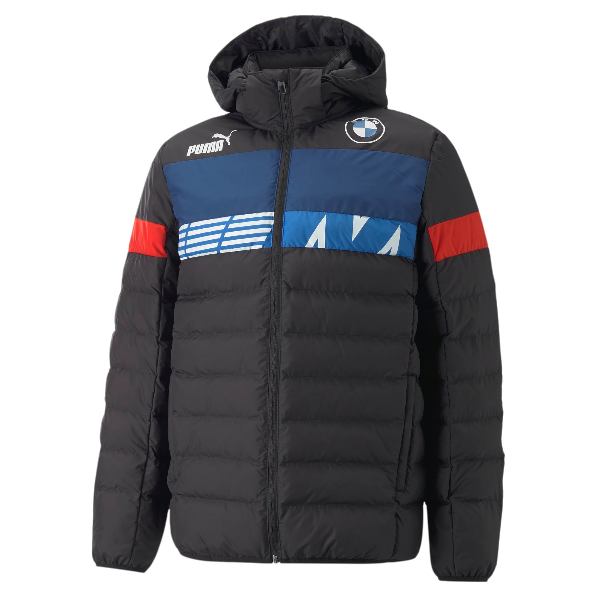 Puma Bmw pánská sportovní péřová bunda s kapucí 535100 velikost S černá