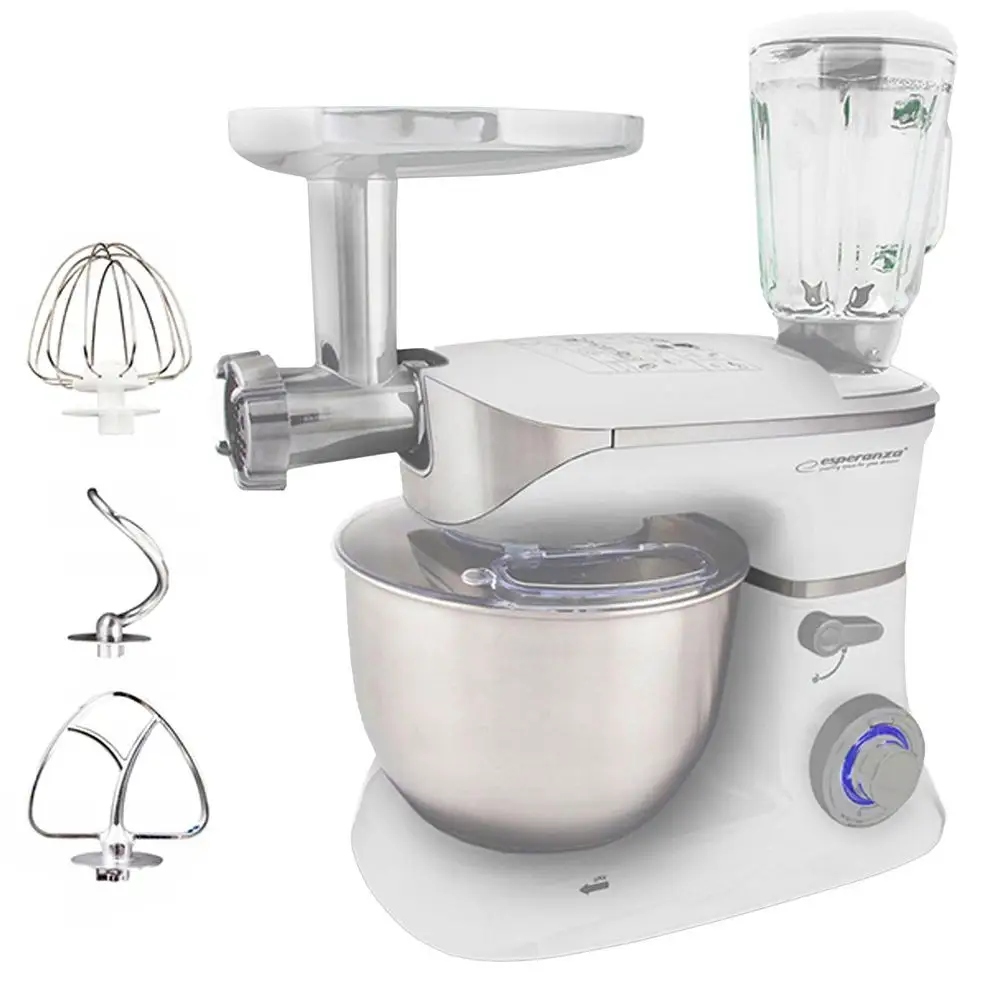 Multifunkční planetární kuchyňský robot s mixérem 1000W 5L Nástavce