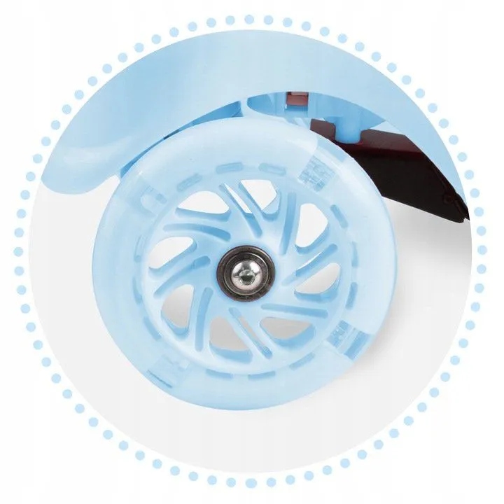 HULAJNOGA DLA DZIEWCZYNKI CHŁOPCA DZIECI TRÓJKOŁOWA ŚWIECĄCE KOŁA HIT 2024 Rodzaj trójkołowa