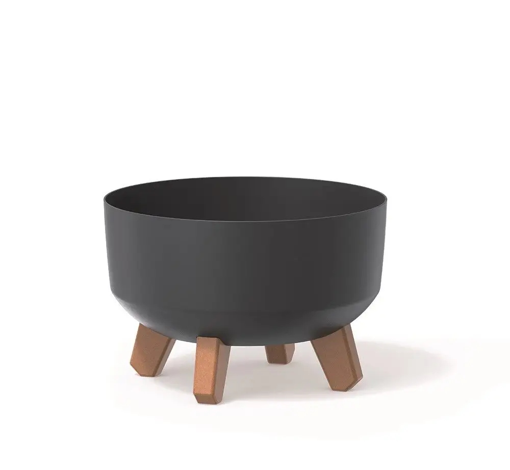 Doniczka na nóżkach GRACIA LOW DGRL400L | Antracyt — 5