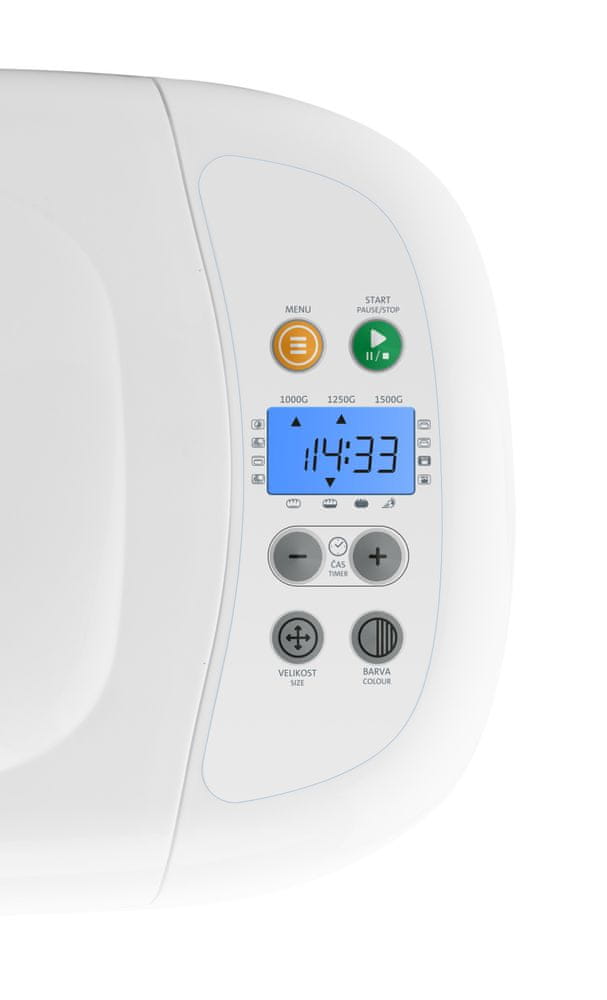 AUTOMAT DO CHLEBA WYPIEKACZ 850W 12 PROGRAMÓW KUBEK MIARKA 2 HAKI BIAŁY EAN (GTIN) 8590393324347