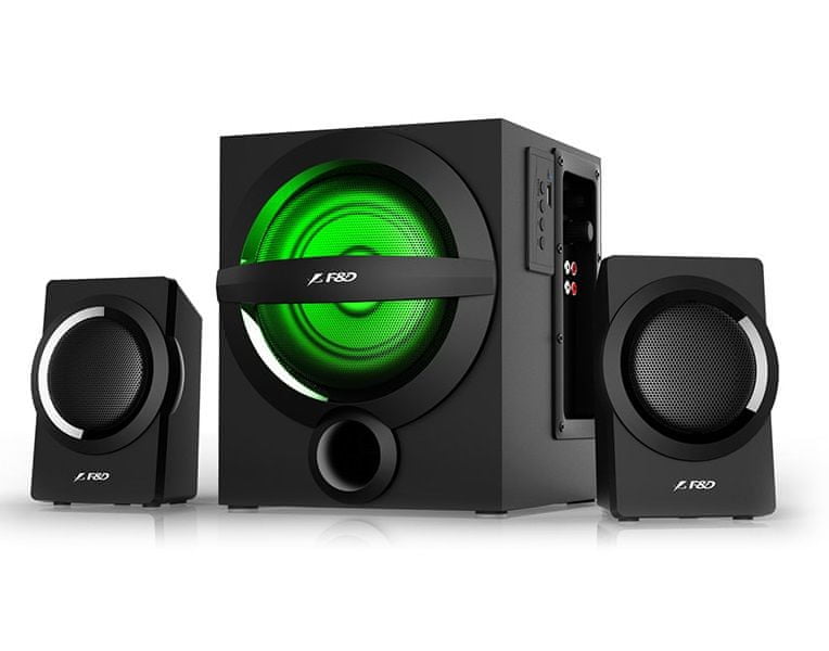 Fenda F&d repro A140X/ 2.1/ 37W/ černé/ BT4.0/ Fm rádio/ Usb přehrávání/ dá