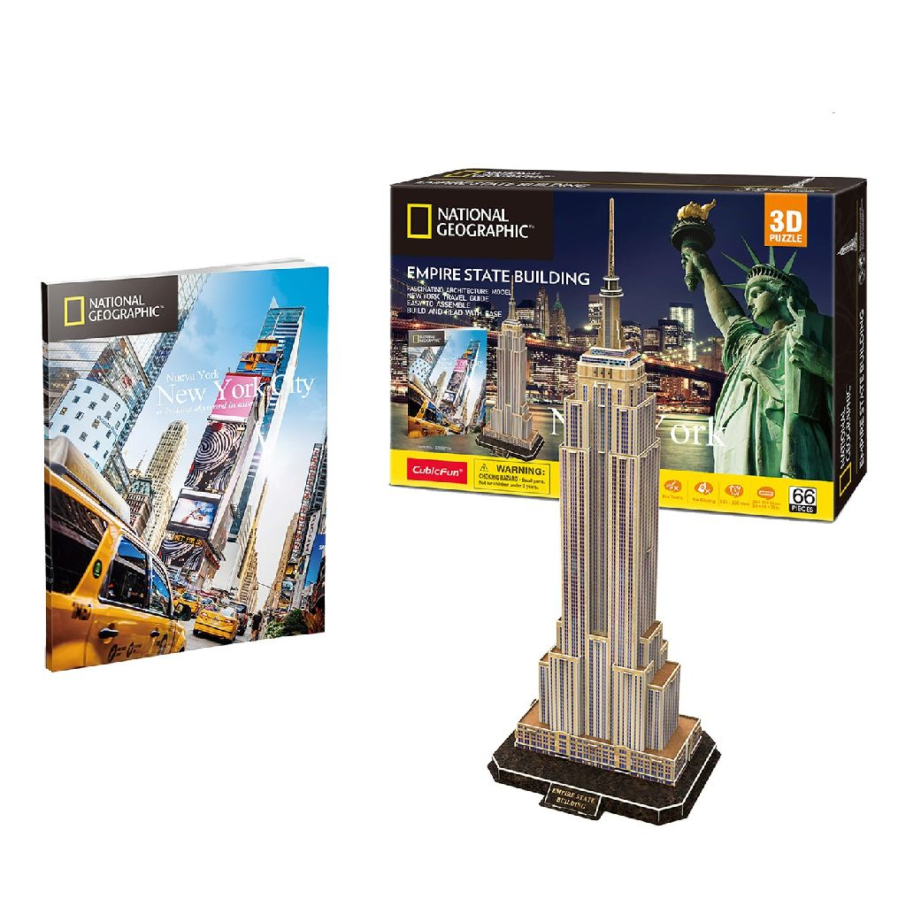PUZZLE 3D NATIONAL GEO- EMPPIRE STATE BUILDING 977