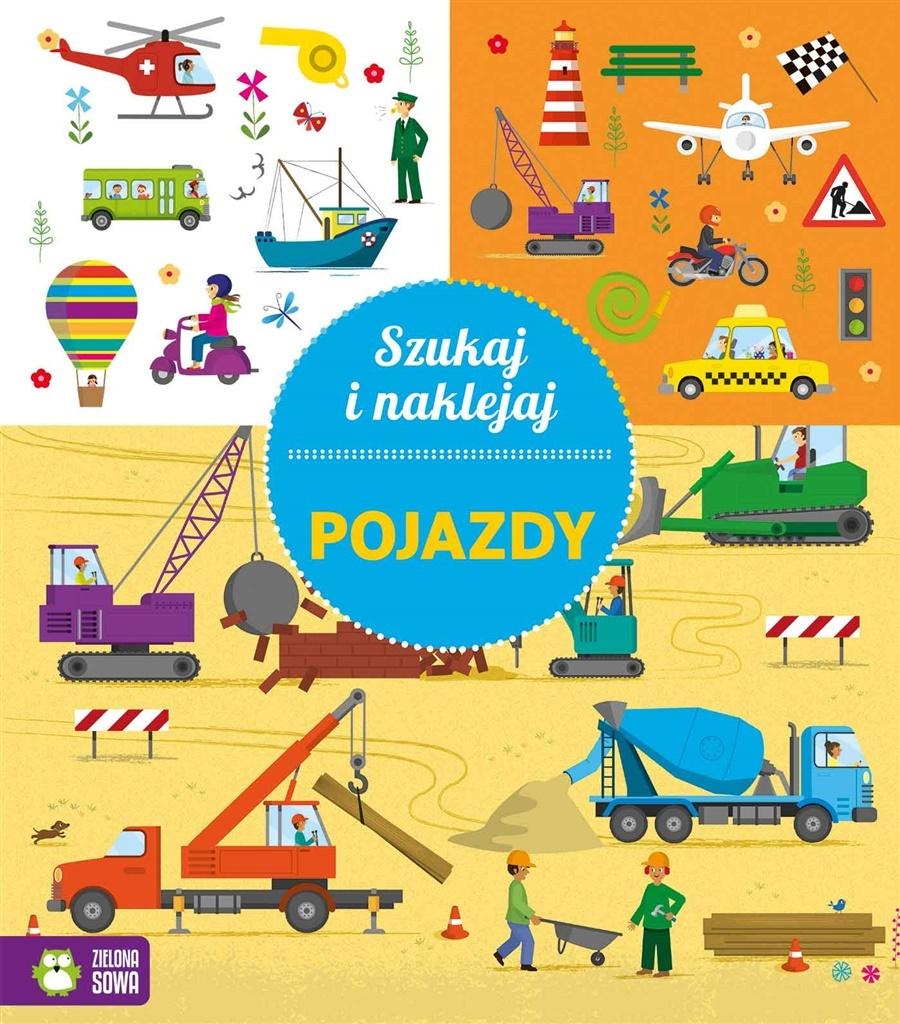 

Szukaj i naklejaj. Pojazdy w.2022 Zielona Sowa
