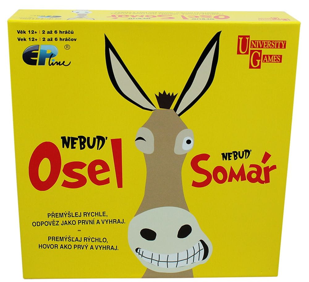 Desková hra Ep Line Nebuď Osel Hlavička pracuje Kvíz ne pro pitomce