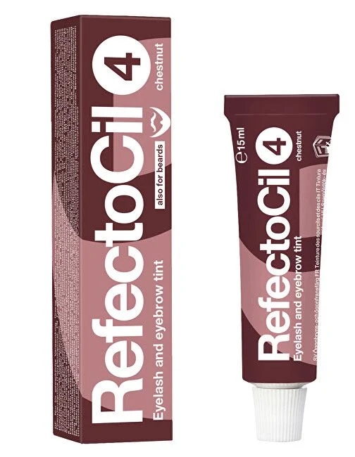 Refectocil 4 Chestnut 15 ml henna na obočí a řasy