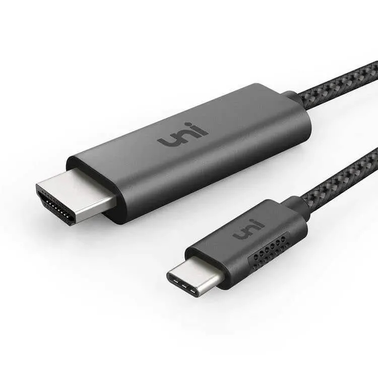 Kabel Usb-c Hdmi 4K 60Hz 3M Premium, Nylon, Aluminium, Uhd