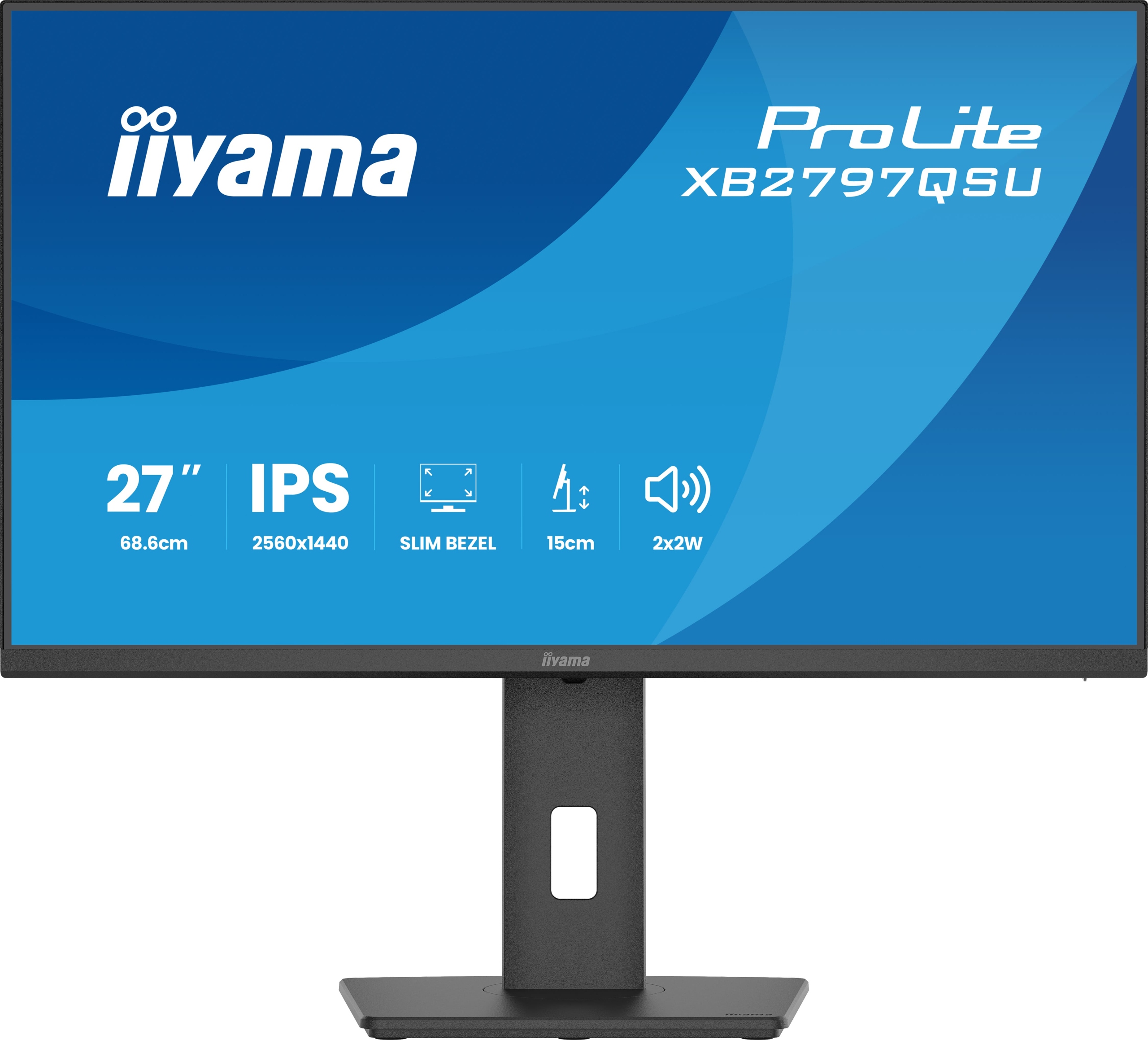 Led monitor iiyama ProLite XB2797QSU-B1 27" 2560 x 1440 px Ips Pls