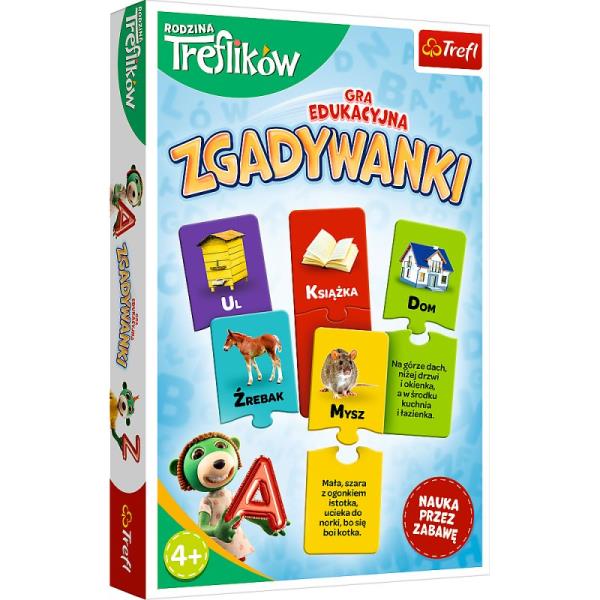 Gra Zagadkowy alfabet Rodzina Treflików 02338 Trefl Trefl