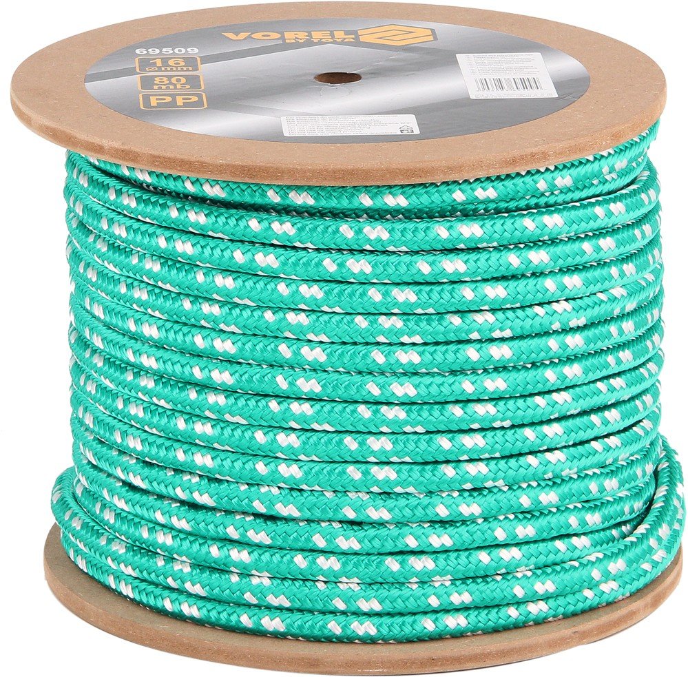 Pp Lano Vláknité Vorel 16 mm 80 m s polypropylénovým jadrom, odolné voči Uv žiareniu