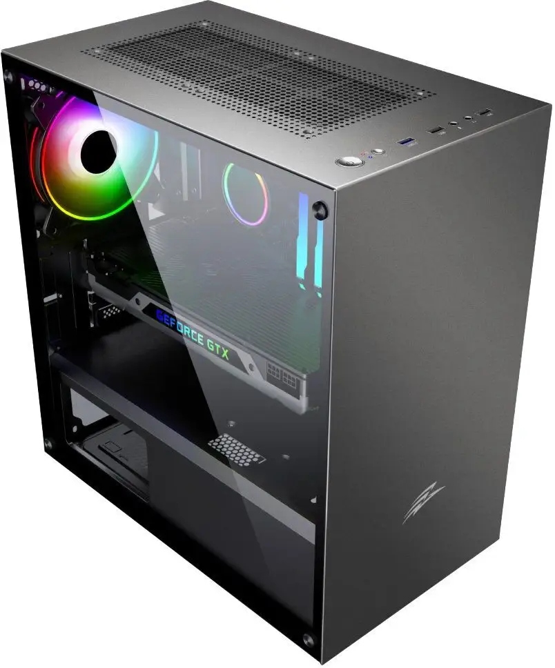 Evolveo M4/ Micro Atx/ Transpar./ Čierna CAEM4